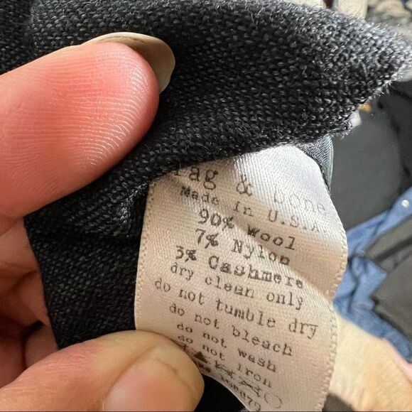 Rag & Bone Wool Color Block Sleeveless Dress - Picture 9 of 9